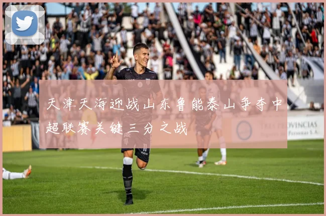 天津天海迎战山东鲁能泰山争夺中超联赛关键三分之战
